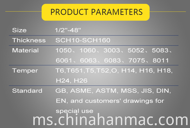 Aluminum steel pipe Fitting Date 